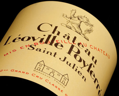 A bottle of 2020 Chateau Leoville Poyferre 750ml Red Wine