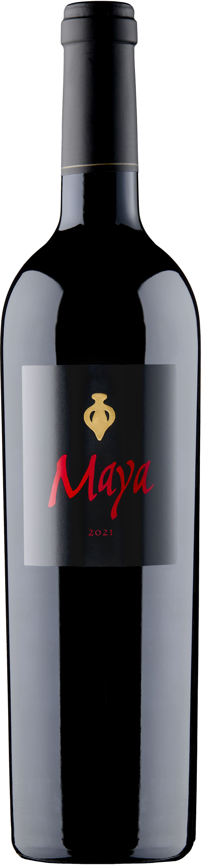 A bottle of 2018 Dalla Valle Maya 750ml Red Wine