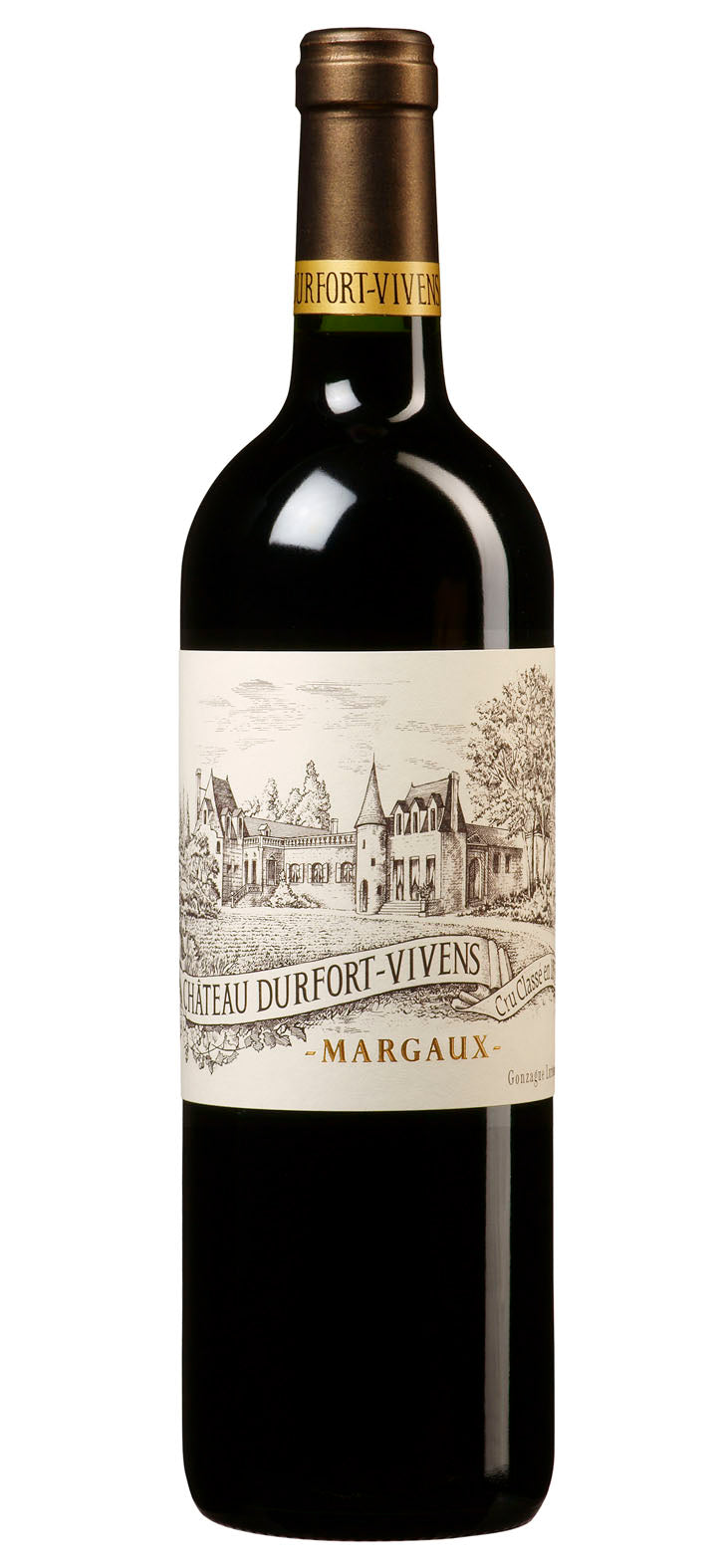 A bottle of 2021 Chateau Durfort Vivens 750ml Red Wine