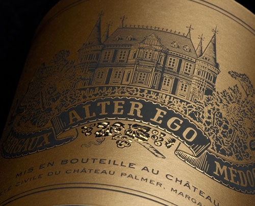 A bottle of 2021 Alter Ego De Palmer 750ml Red Wine