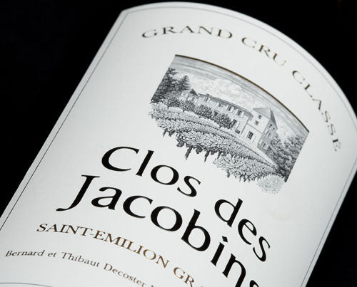 A bottle of 1989 Clos Des Jacobins 750ml Red Wine