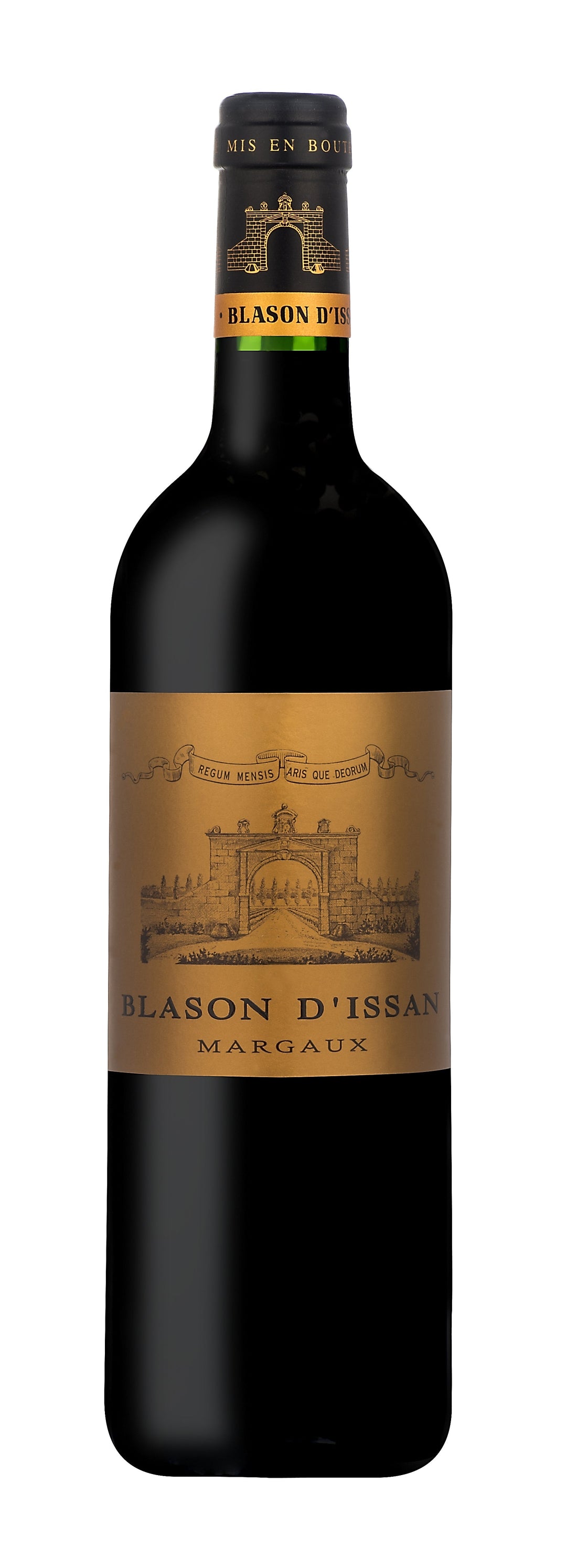A bottle of 2021 Blason D'Issan 750ml Red Wine