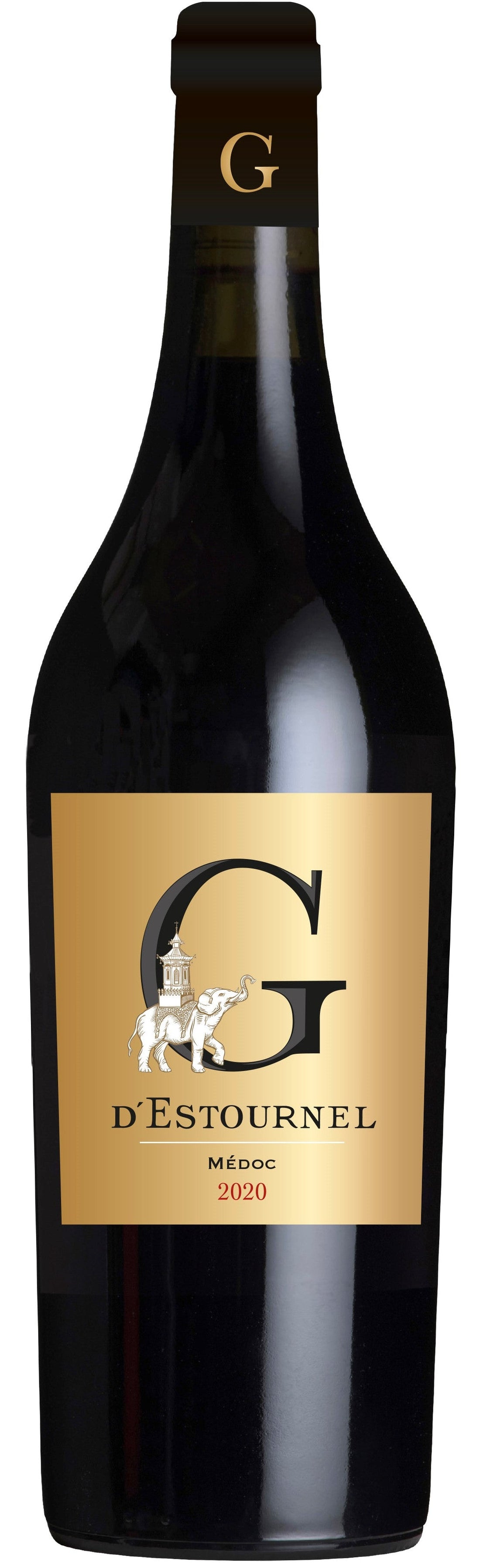 A bottle of 2021 G D'Estournel 750ml Red Wine