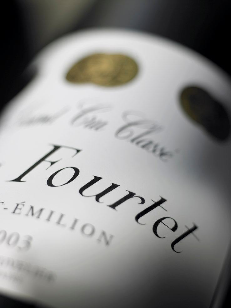 A bottle of 2021 Clos Fourtet 750ml Red Wine