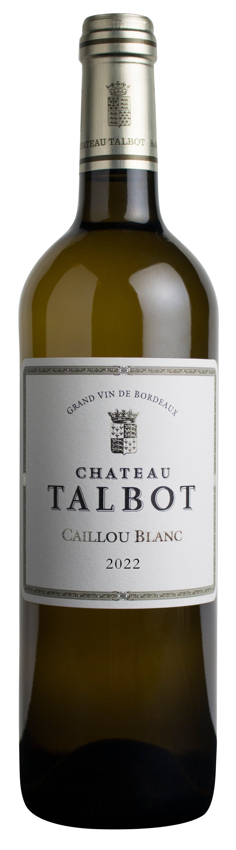 A bottle of 2022 Caillou Blanc De Ch Talbot 750ml White Wine