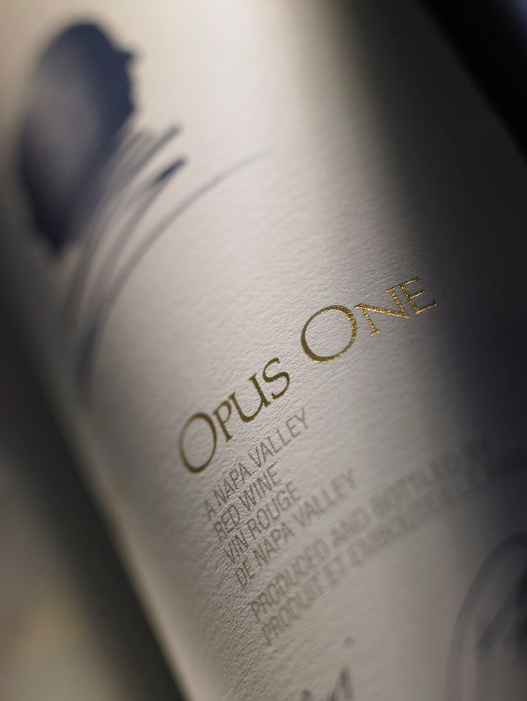 A bottle of 2019 Opus One 375ml Red Wine