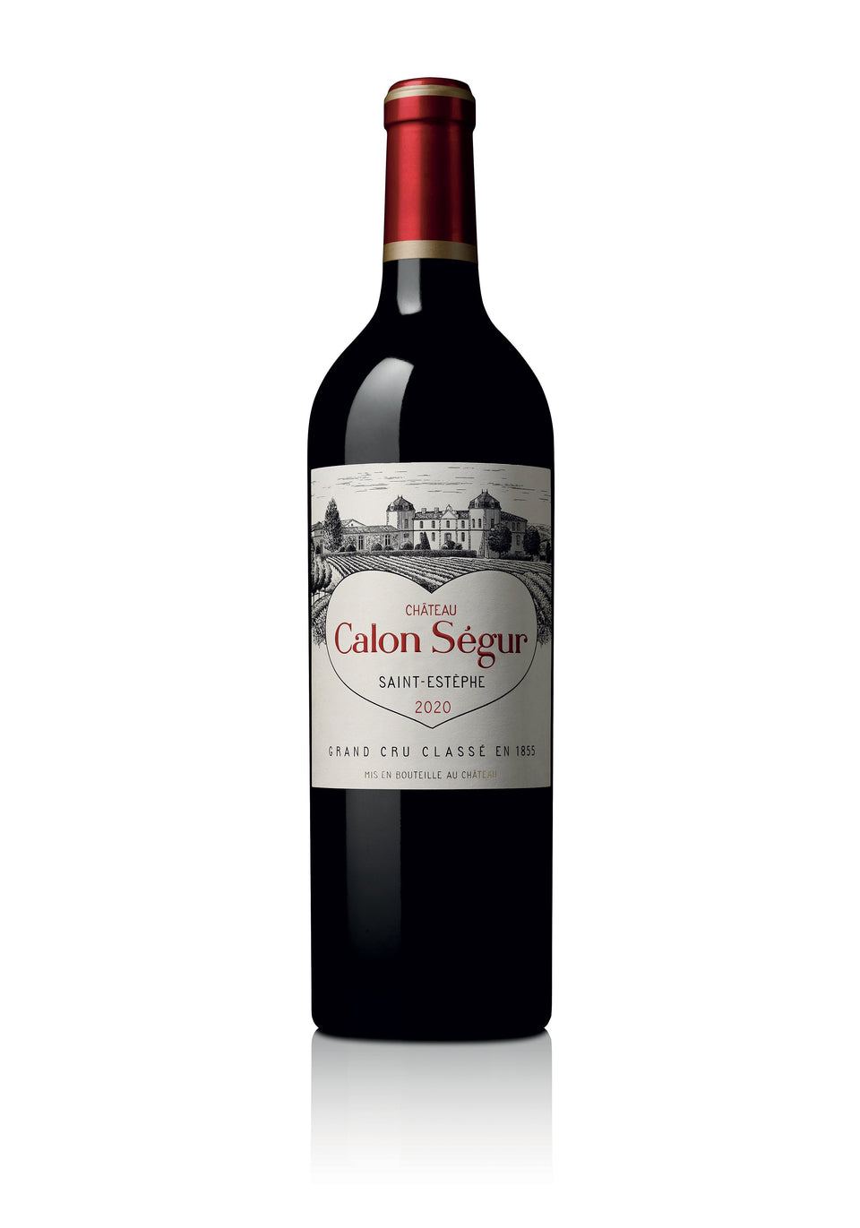 A bottle of 2020 Chateau Calon Segur 1500ml Red Wine