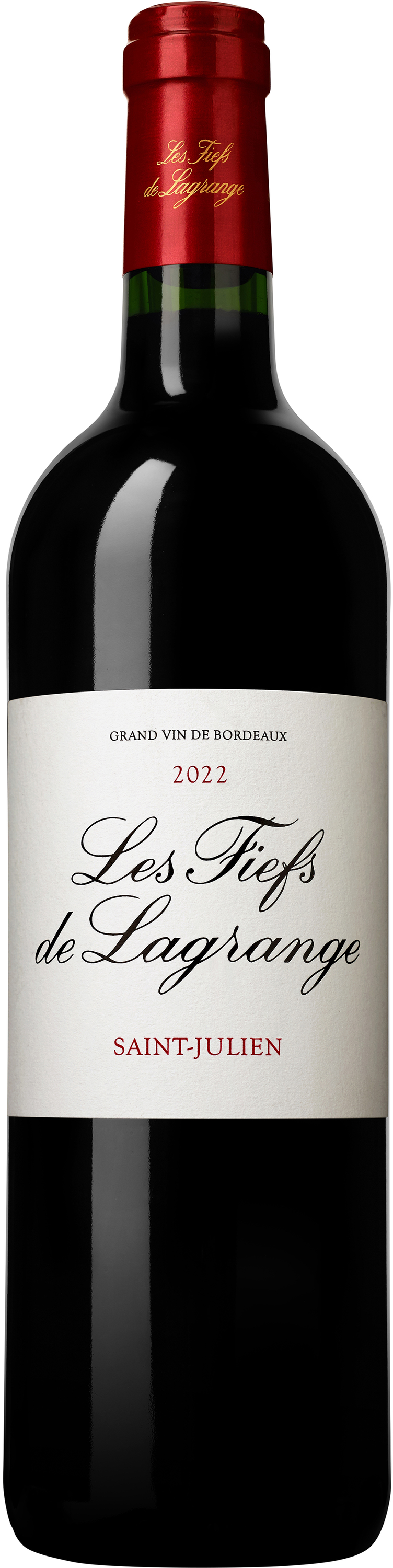 A bottle of 2021 Fiefs de Lagrange 750ml Red Wine