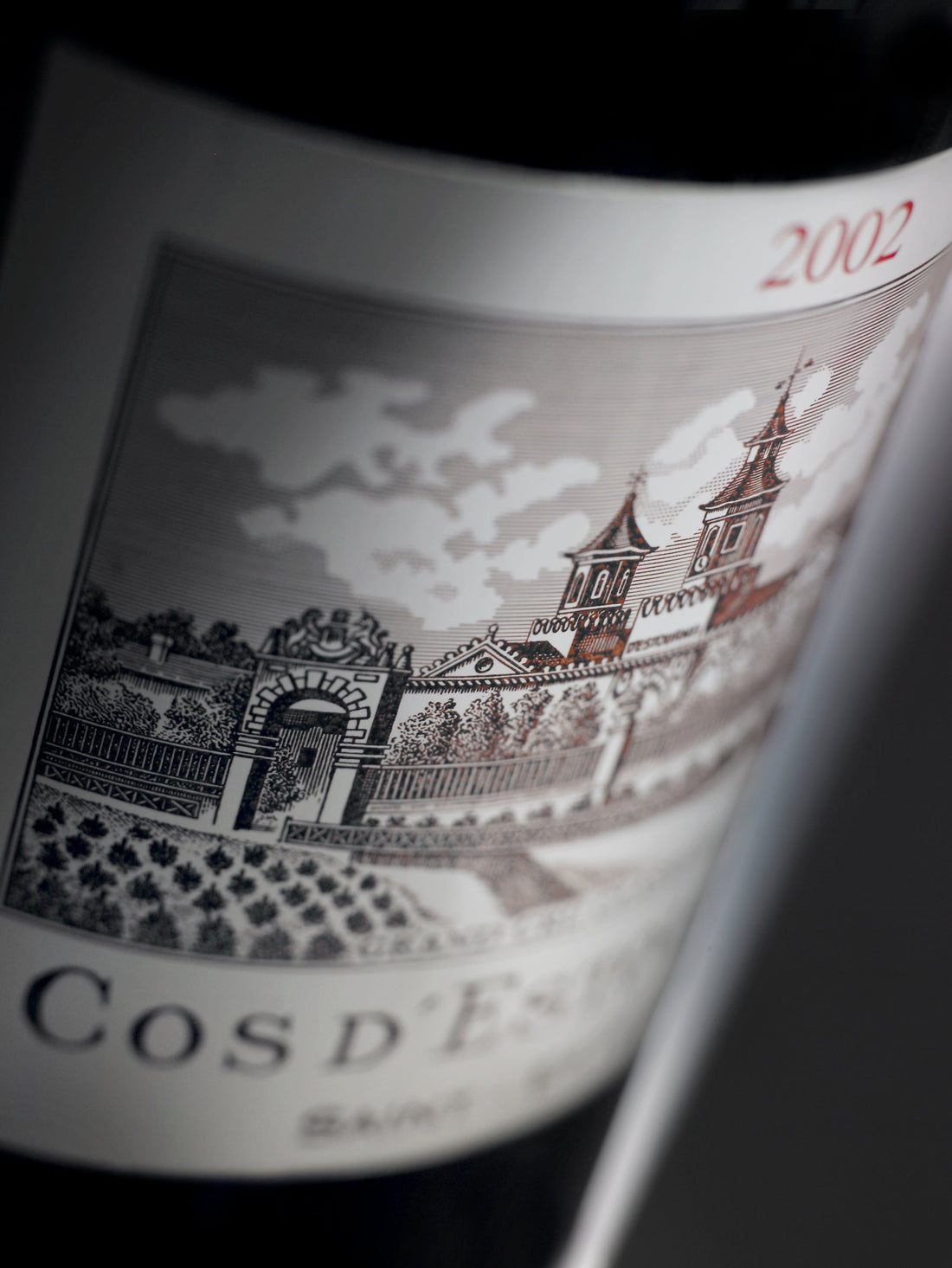 A bottle of 2022 Chateau Cos D'Estournel 750ml Red Wine