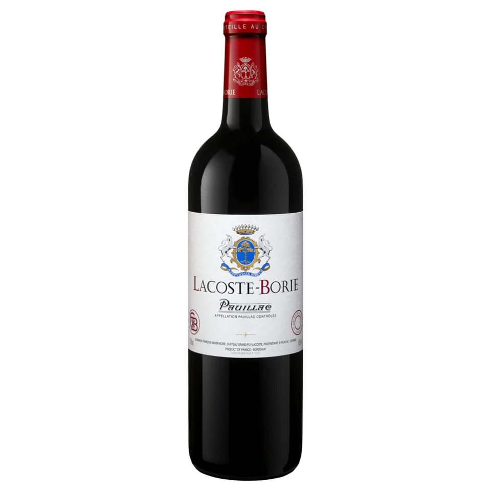 A bottle of 2022 Lacoste Borie 6000ml Red Wine