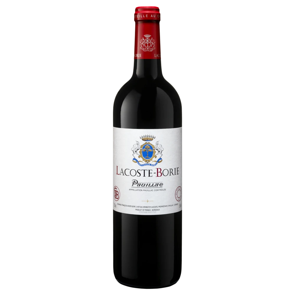 A bottle of 2021 Lacoste Borie 750ml Red Wine