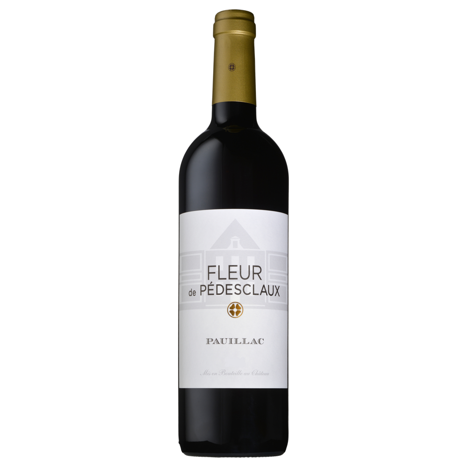 A bottle of 2019 Fleur De Pedesclaux 750ml Red Wine