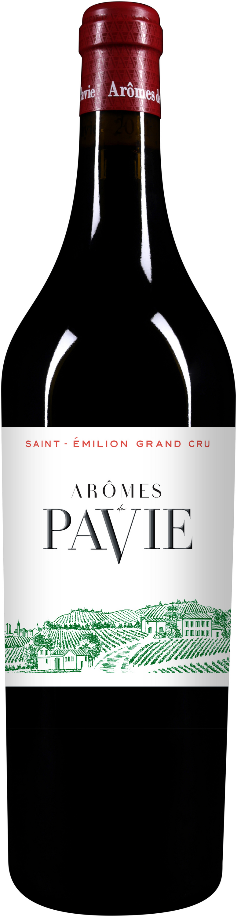 A bottle of 2015 Arômes de Pavie 750ml Red Wine