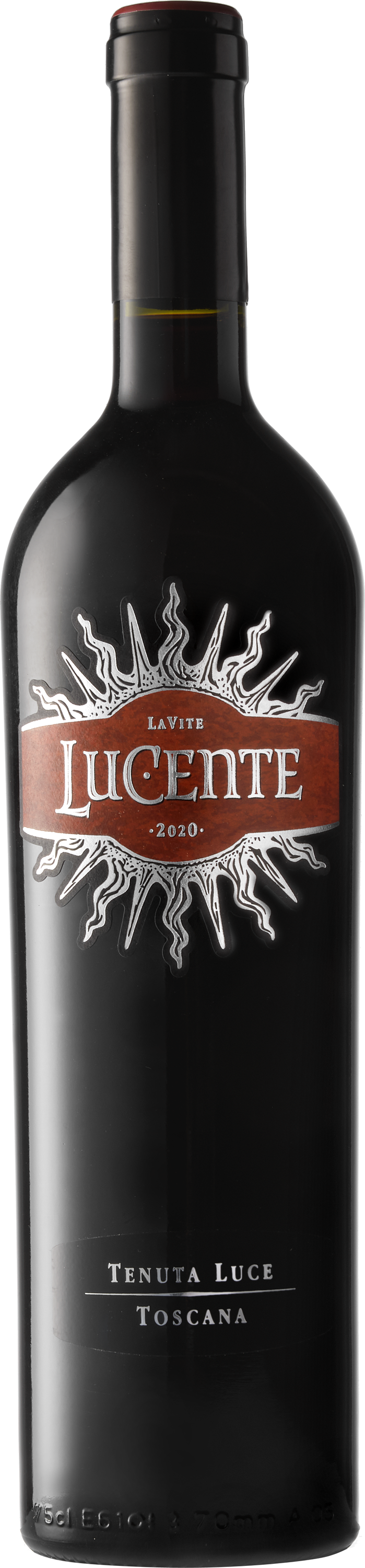 A bottle of 2020 Lucente 750ml Red Wine
