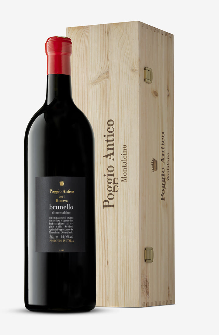 2017 Poggio Antico Riserva (ITM312603) single bottle shot