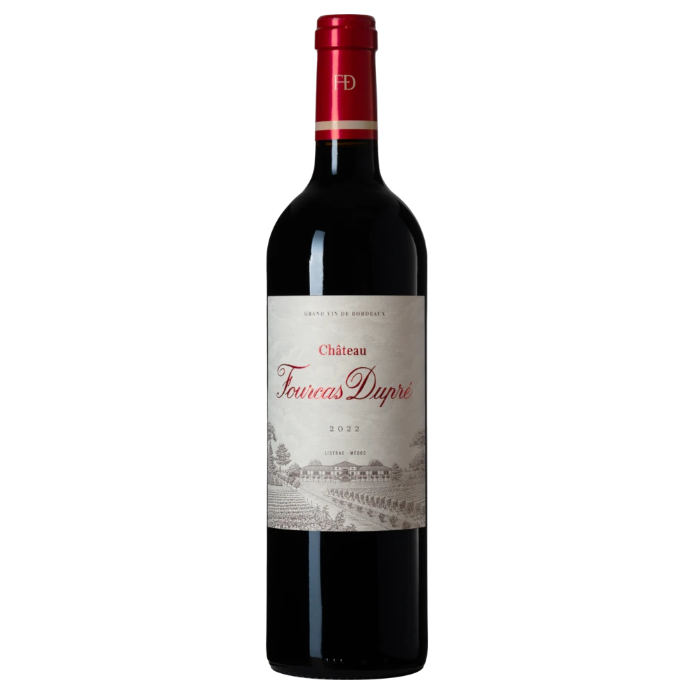 A bottle of 2017 Fourcas Dupré 750ml Red Wine