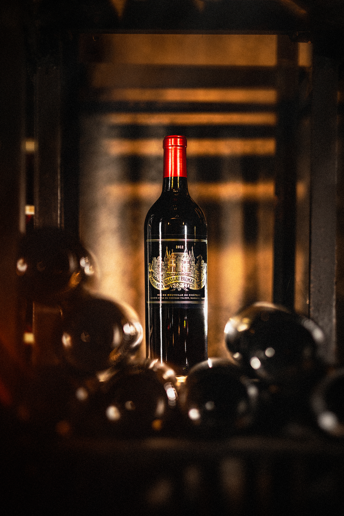 A bottle of 1967 Chateau Palmer 750ml Red Wine