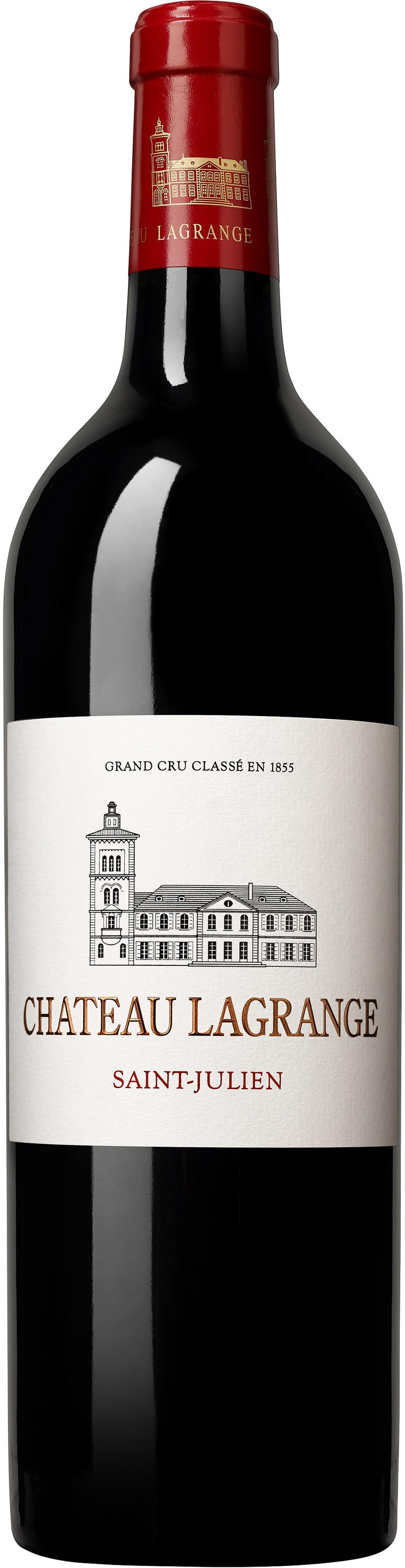 A bottle of 2022 Chateau Lagrange 750ml Red Wine
