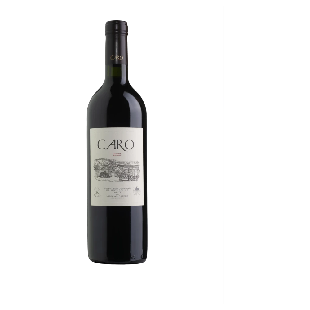 A bottle of 2021 Caro 750ml Red Wine