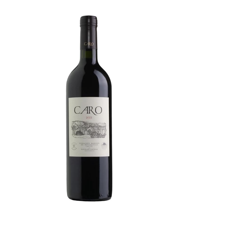 A bottle of 2021 Caro 750ml Red Wine