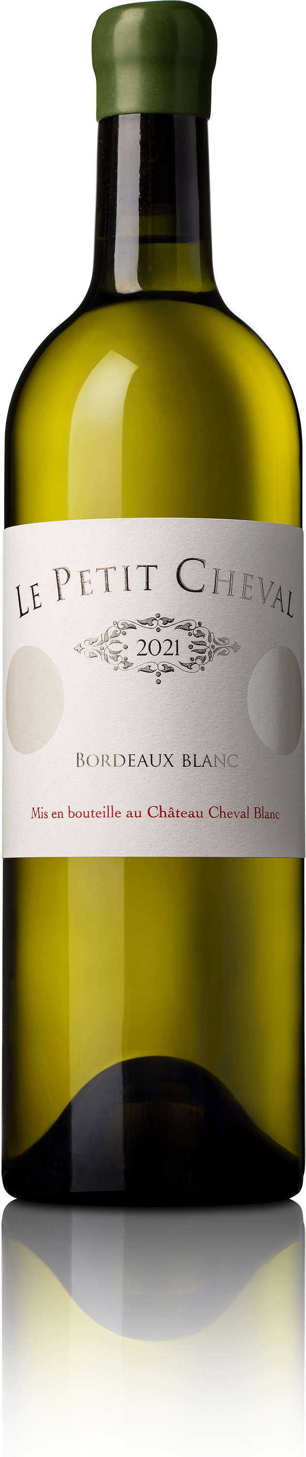 A bottle of 2021 Petit Cheval Blanc 1500ml White Wine