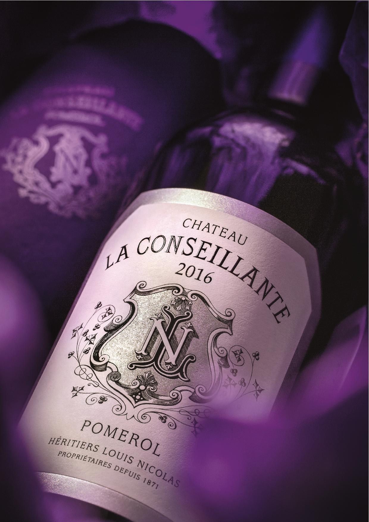 A bottle of 2017 Chateau La Conseillante 1500ml Red Wine