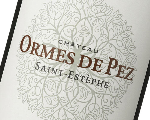 A bottle of 2022 Chateau Les Ormes De Pez 375ml Red Wine