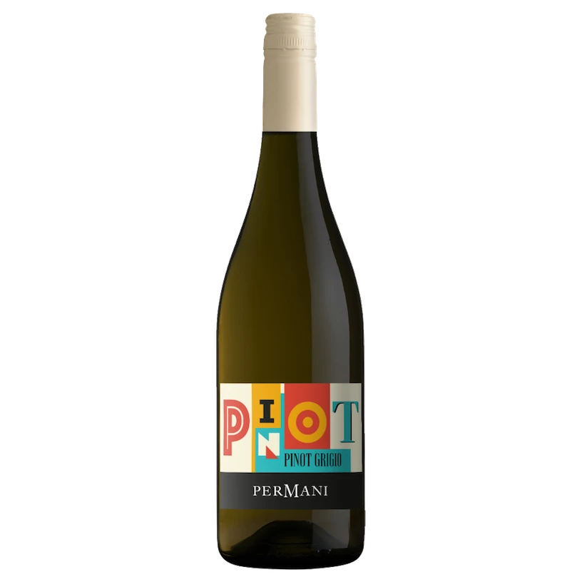 A bottle of Permani Pinot Grigio DOC 2023 750ml White Wine