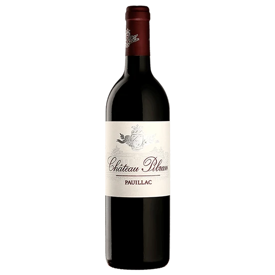 A bottle of 2013 Chateau Pibran 750ml Red Wine
