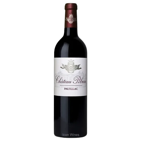 A bottle of 2019 Chateau Pibran 375ml Red Wine