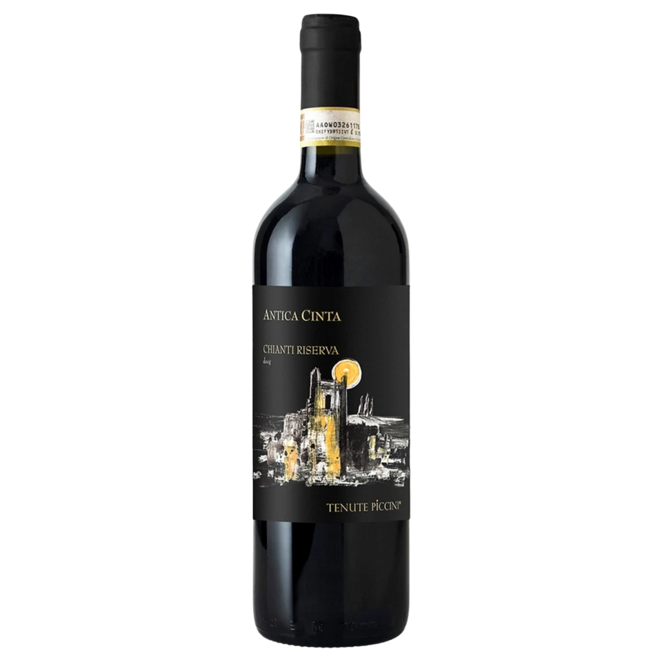 A bottle of Piccini Antica Cinta Chianti Riserva Oro DOCG 2016 750ml Red Wine