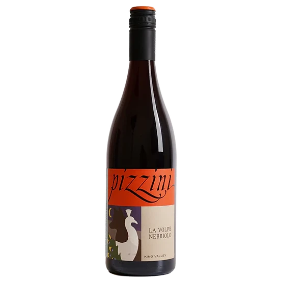 A bottle of 2024 Pizzini La Familia La Volpe Nebbiolo 750ml Red Wine