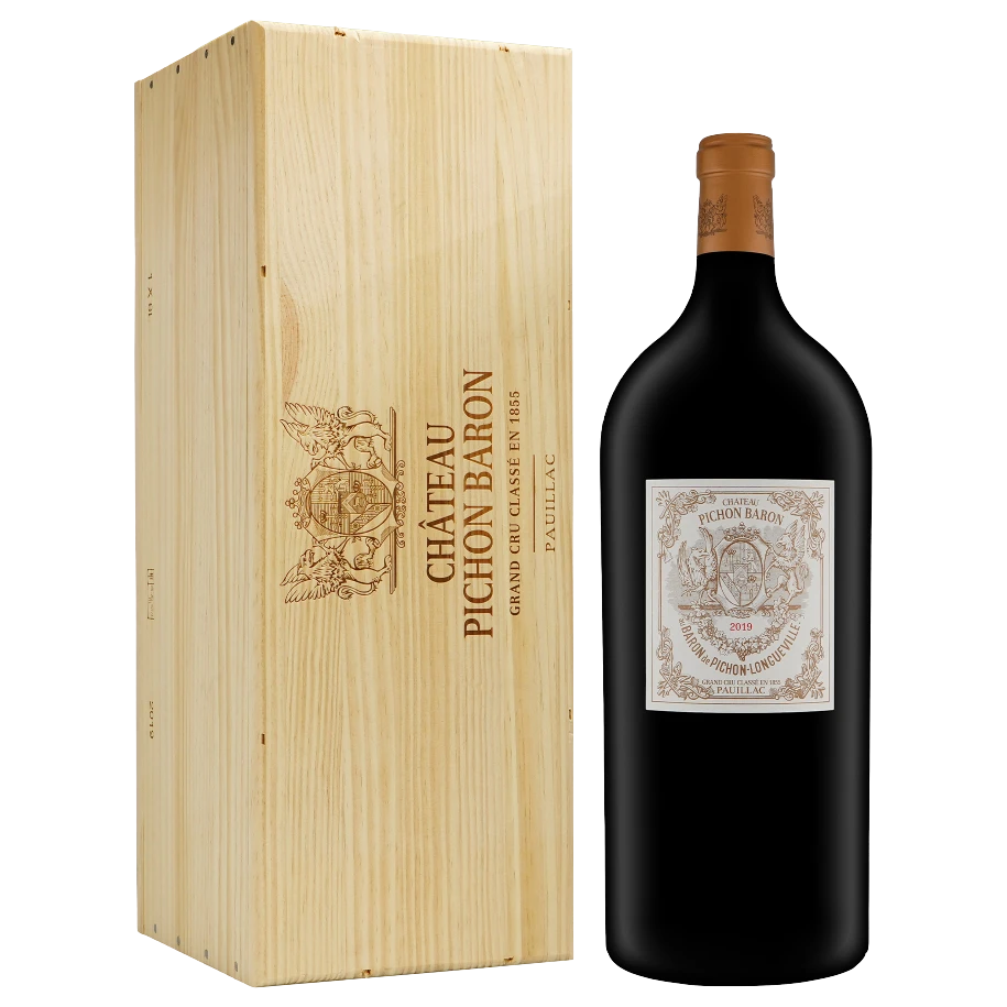 A bottle of Chateau Pichon Longueville Baron 2019 6000ml Red Wine