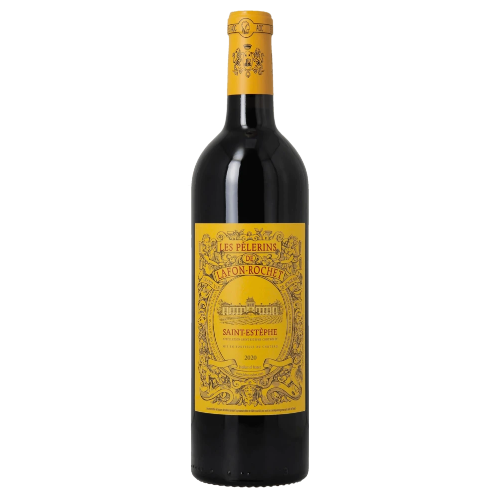 A bottle of 2020 Les Pelerins De Lafon Rochet 750ml Red Wine