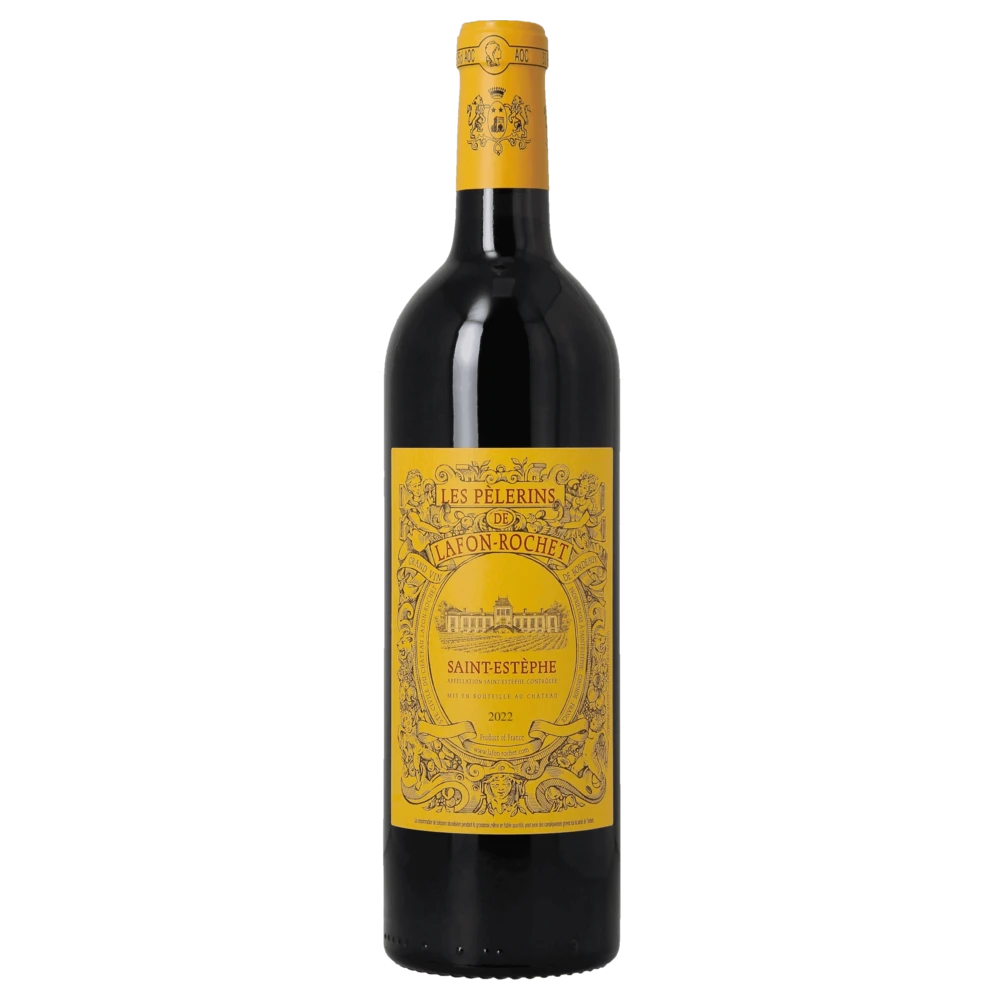 A bottle of 2022 Les Pelerins De Lafon Rochet 750ml Red Wine
