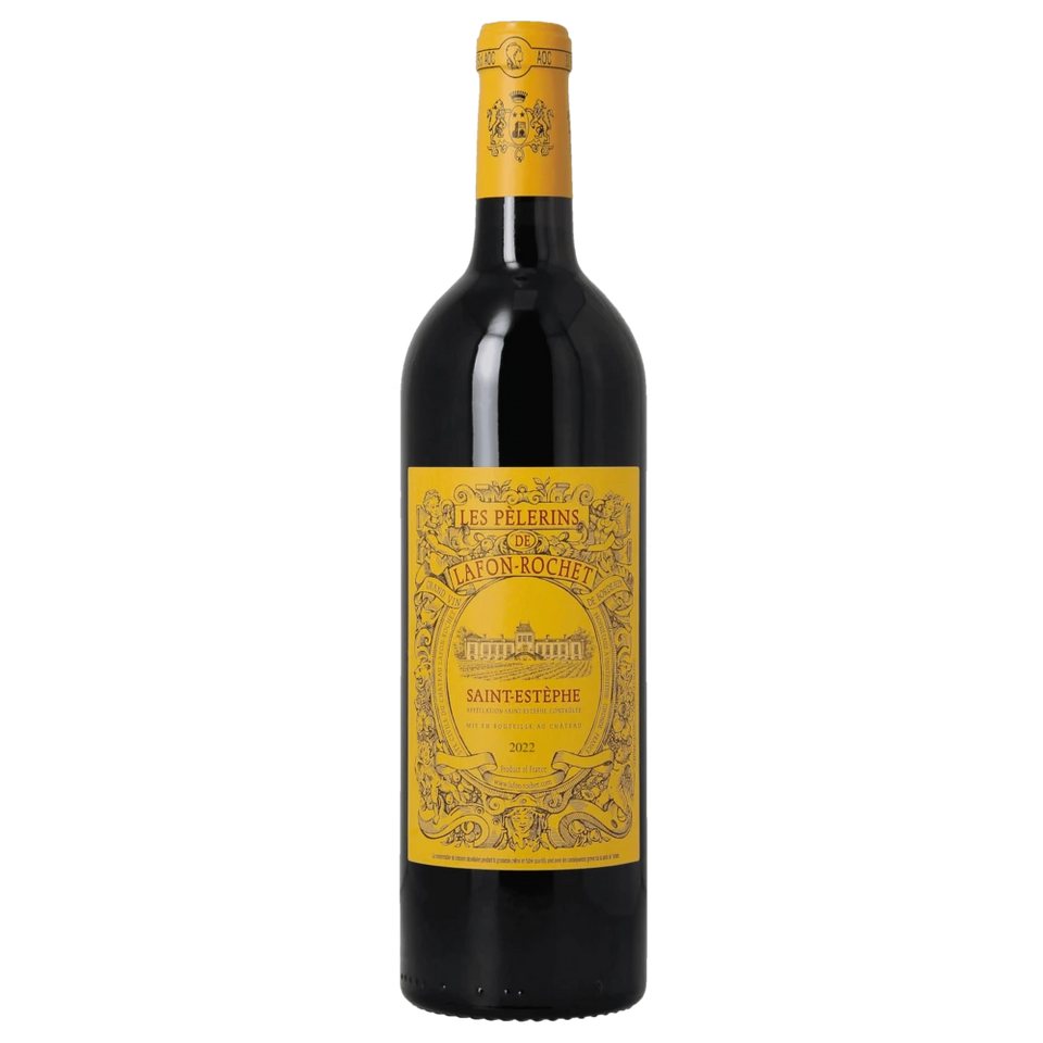 A bottle of 2022 Les Pelerins De Lafon Rochet 750ml Red Wine