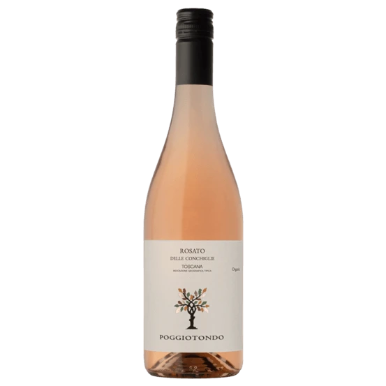 A bottle of 2022 Poggiotondo Rosato IGT 750ml Rose Wine