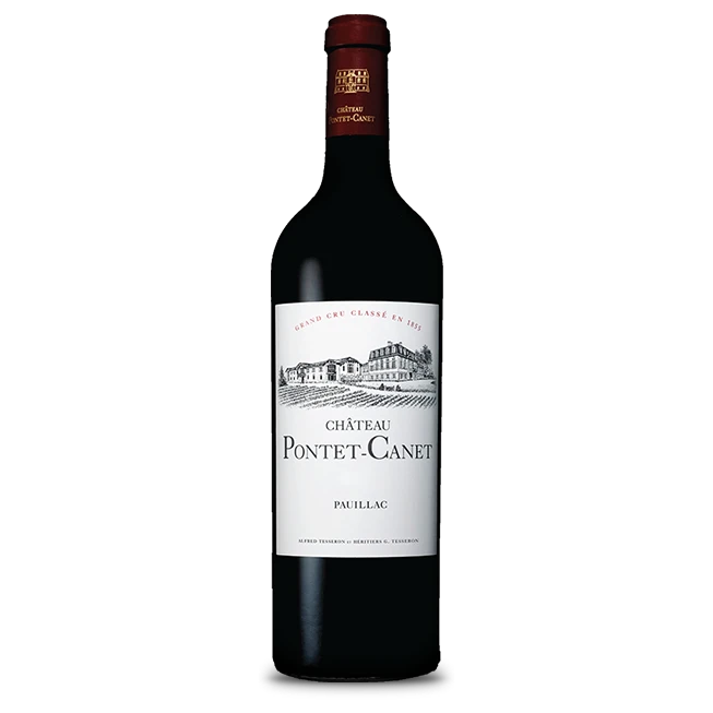 A bottle of 2017 Chateau Pontet Canet 12000ml Red Wine