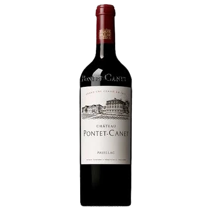 A bottle of 2022 Chateau Pontet Canet 750ml Red Wine