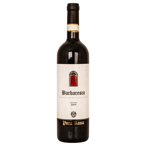 A bottle of Porta Rossa Barbaresco DOCG 2019 750ml Red Wine