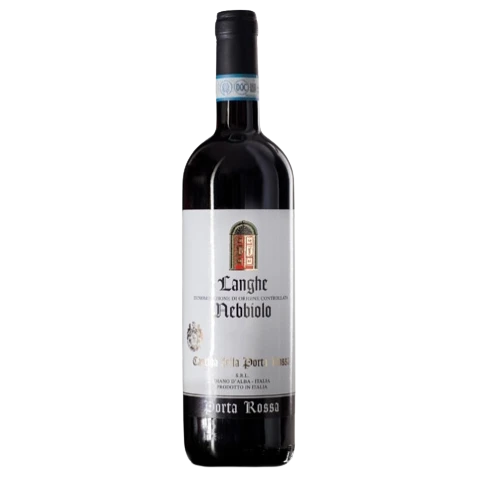 A bottle of Porta Rossa Langhe Nebbiolo DOC 2021 750ml Red Wine