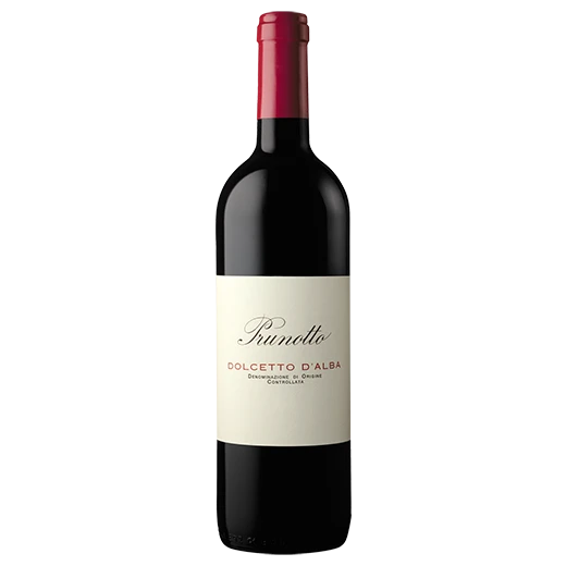 A bottle of 2023 Prunotto Dolcetto d'Alba 750ml Red Wine