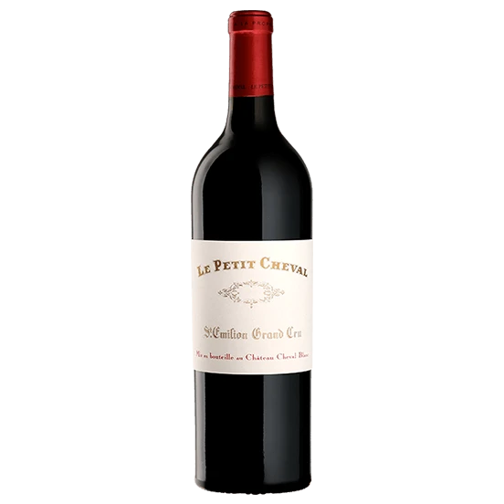 A bottle of 2020 Le Petit Cheval 6000ml Red Wine