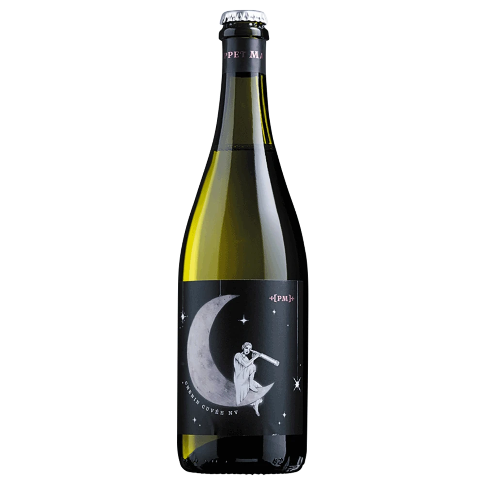 A bottle of NV Puppetmaster Cuvee Chenin 750ml White Wine