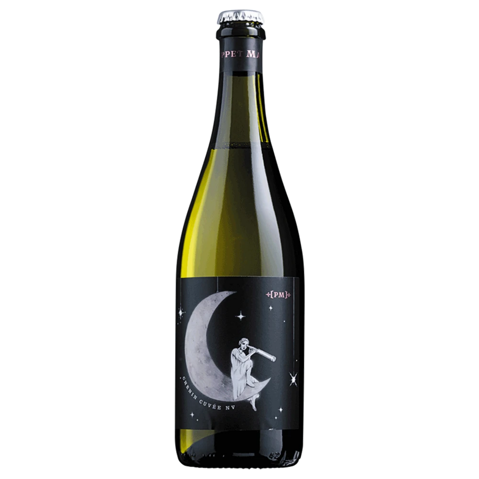 A bottle of NV Puppetmaster Cuvee Chenin 750ml White Wine