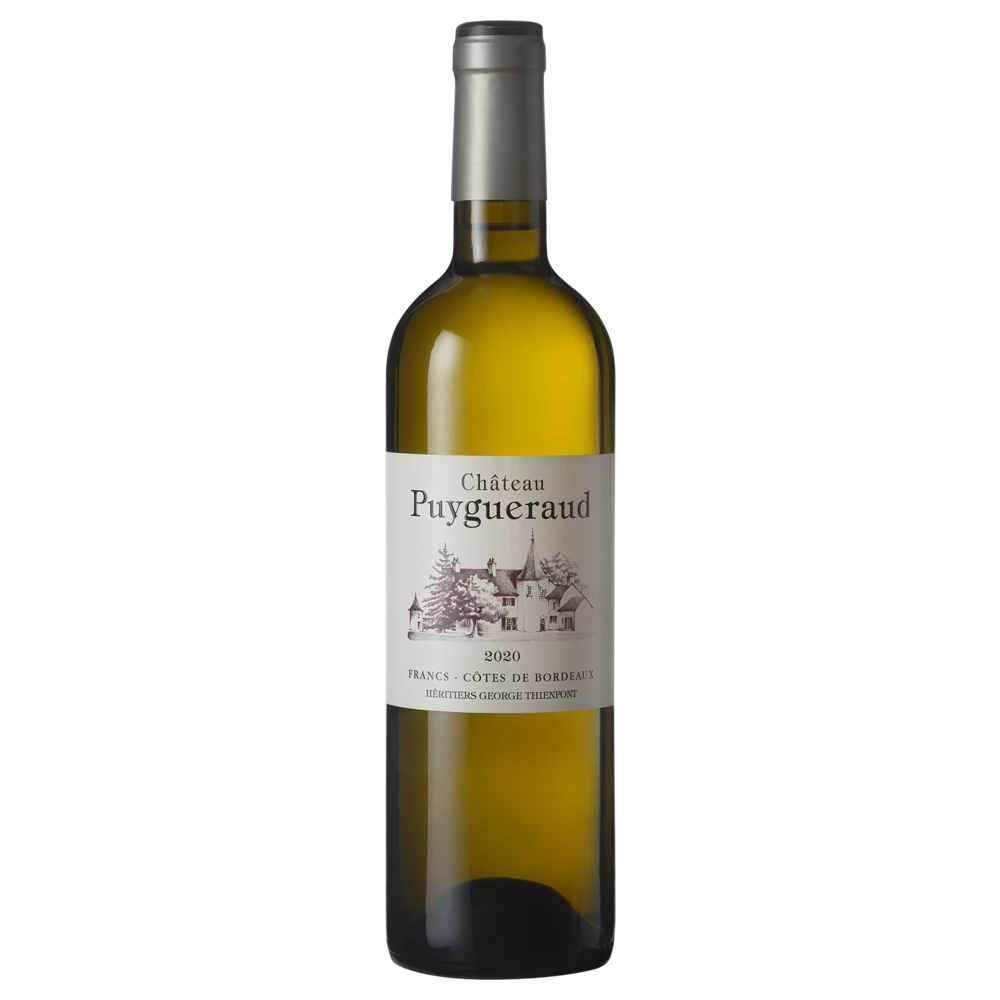 A bottle of 2022 Chateau Puygueraud Blanc 750ml White Wine