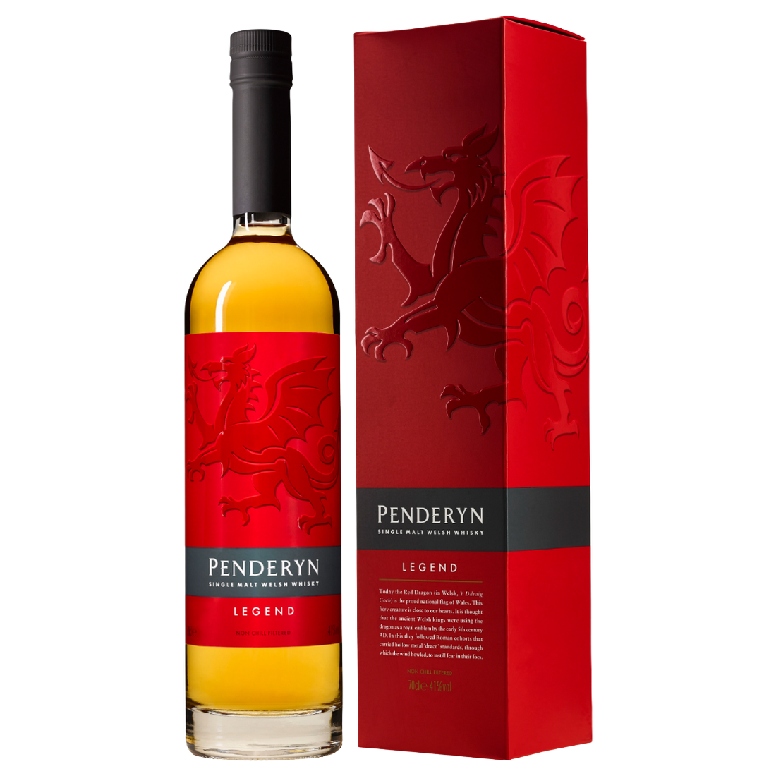 Penderyn Legend Single Malt Welsh Whisky 41% 700ml (ITM334168) single bottle shot