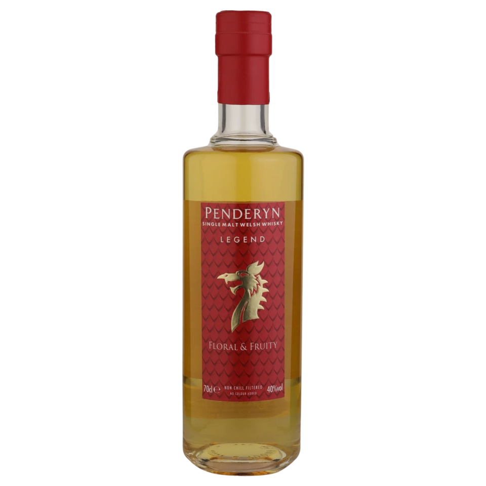 A bottle of Penderyn Legend Single Malt Welsh Whisky 40% 700ml
