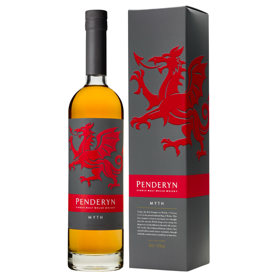 Penderyn Myth Single Malt Welsh Whisky 41% 700ml (ITM334157) single bottle shot