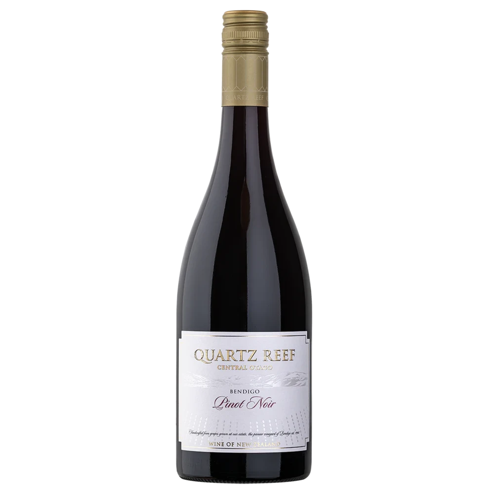 A bottle of 2022 Quartz Reef Pinot Noir 750ml Red Wine
